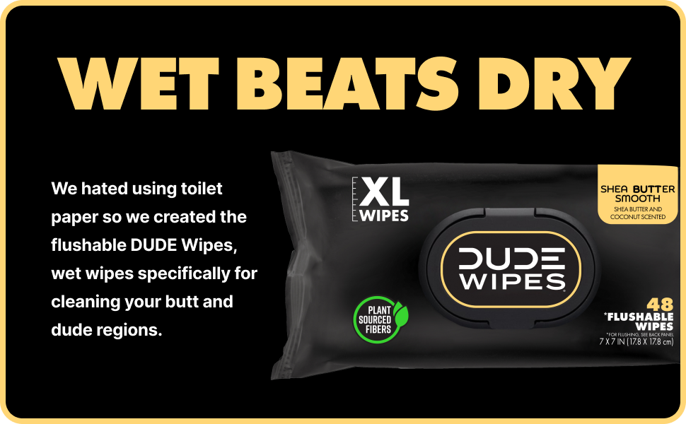DUDE WIPES WPS,SHEA BTR,CNUT,ALM,3PK