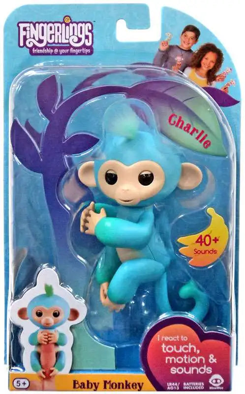 FINGERLINGS Baby Monkey Fiesta Figure