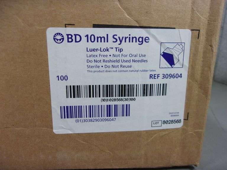 BD SYRINGE SY 10ML SLIPTIP 2X200