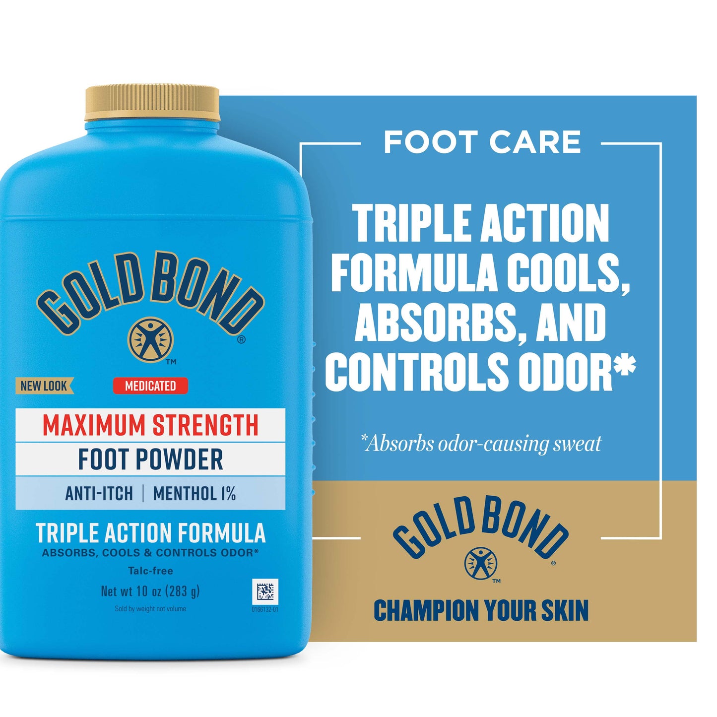 GOLD BOND MEDICATED FOOT POWDER 10OZ