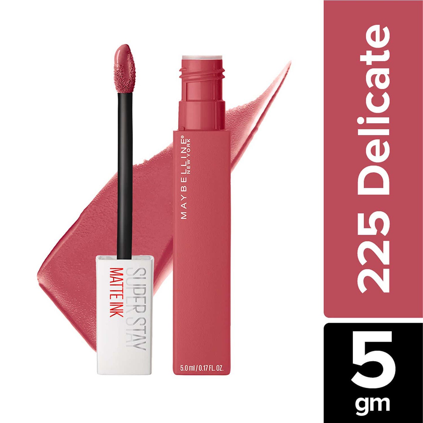 MAYBELLINE New York Super Stay Matte Ink Liquid Lipstick, 525 Vixen, 0.17 oz