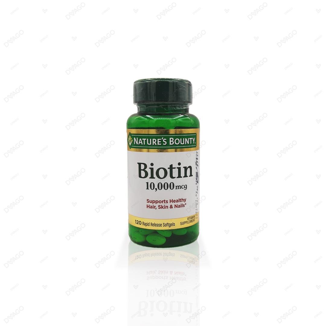 BIOTIN 1000MCG TABLET 100CT NAT BOUNTY