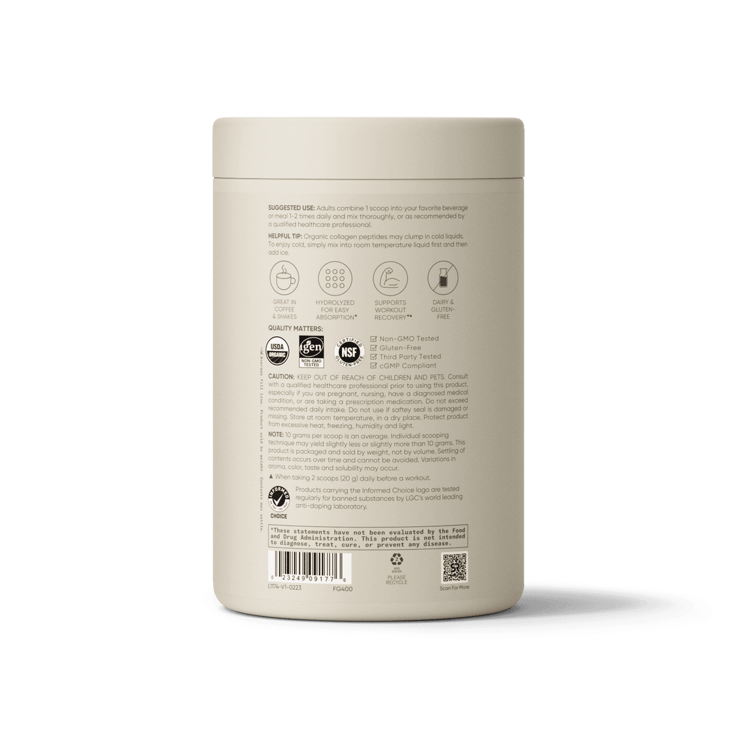 COLLAGEN PEPTDS,UNFLVRD