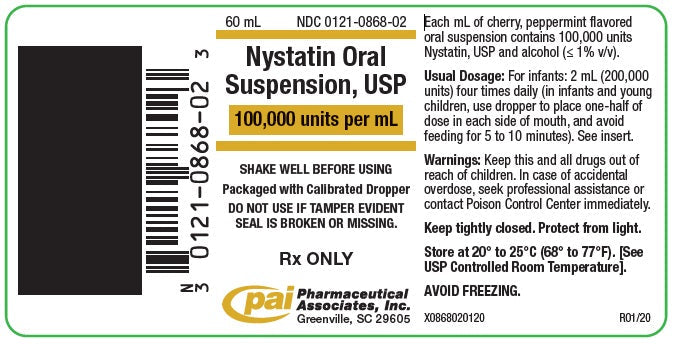 NYSTATIN SS 100MU/ML 60ML