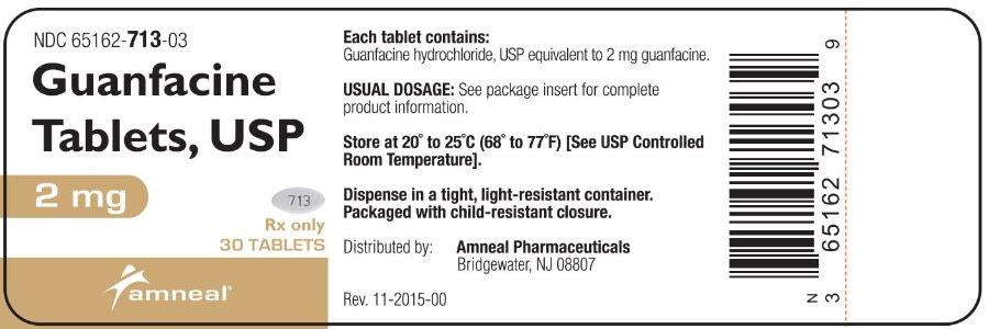 GUANFACINE HCL TB 1MG 100