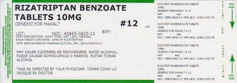 RIZATRIPTAN BENZO TB 10MG 18X1UD