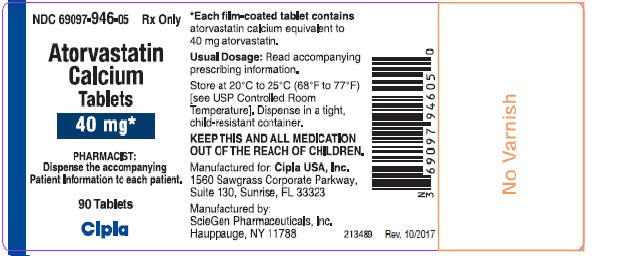 ATORVASTATIN CALCIUM TB 20MG 90