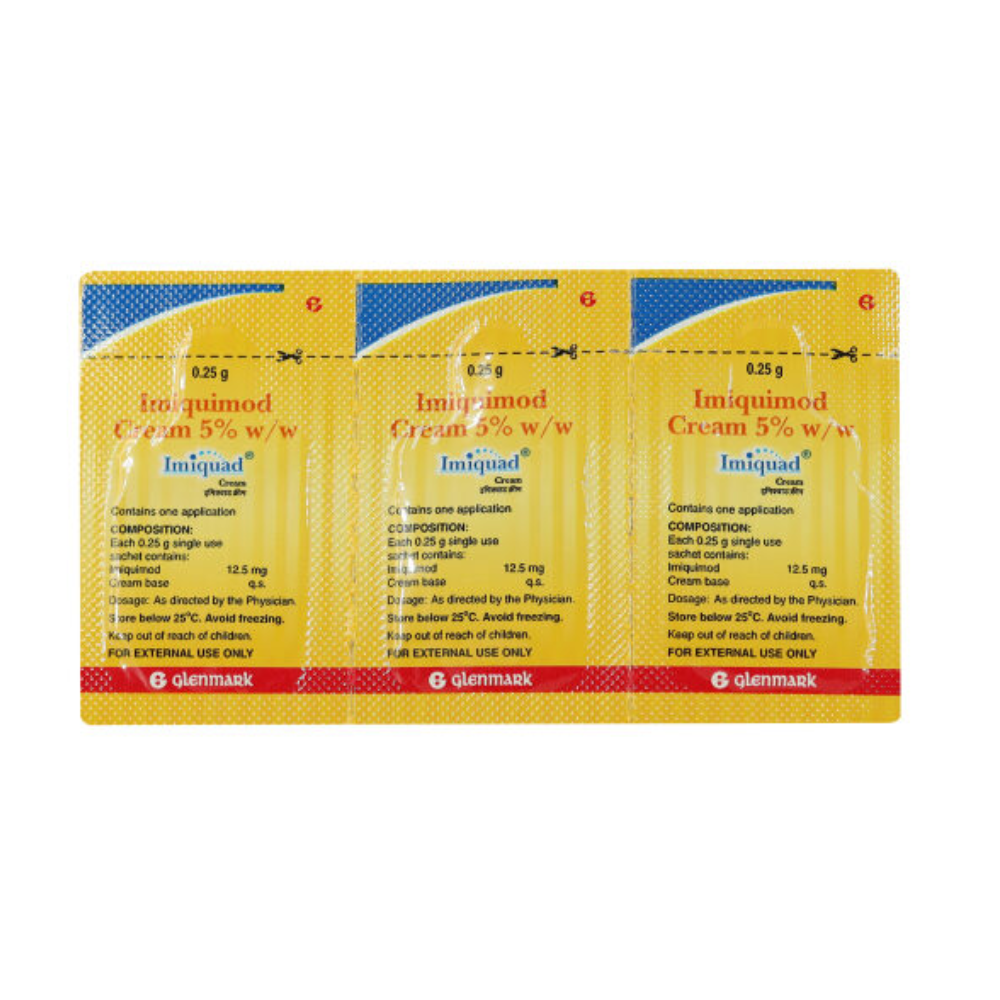 IMIQUIMOD PK 5% 12X0.25GM CREAM