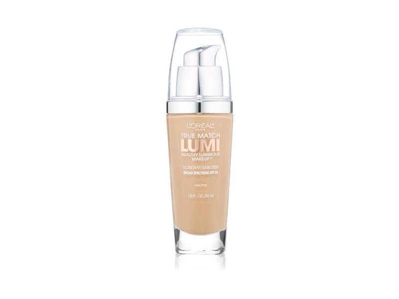 L'ORÉAL PARIS True Match Lumi Healthy Luminous Makeup Medium Coverage, N4 Buff Beige, 1 fl. oz.