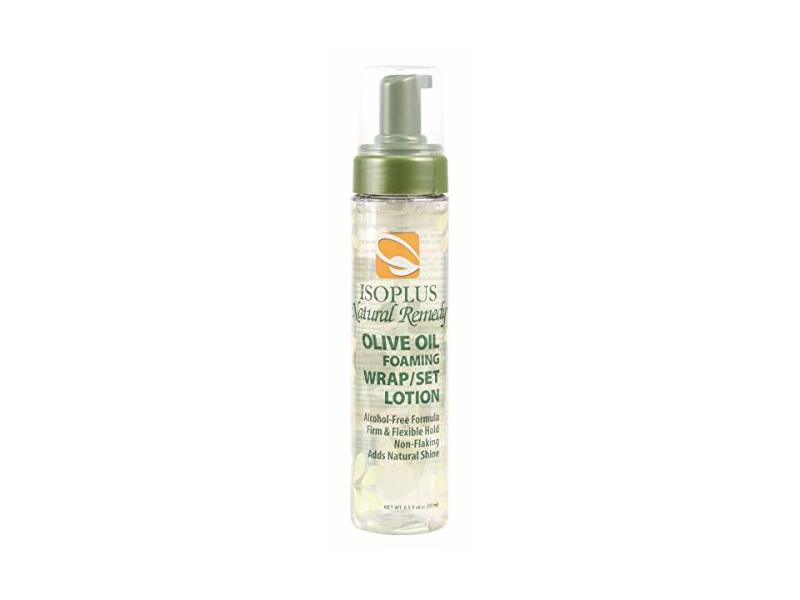 Isoplus Nat Remedy Olive Oil Foaming Wrap/Set Lotion 8.5oz