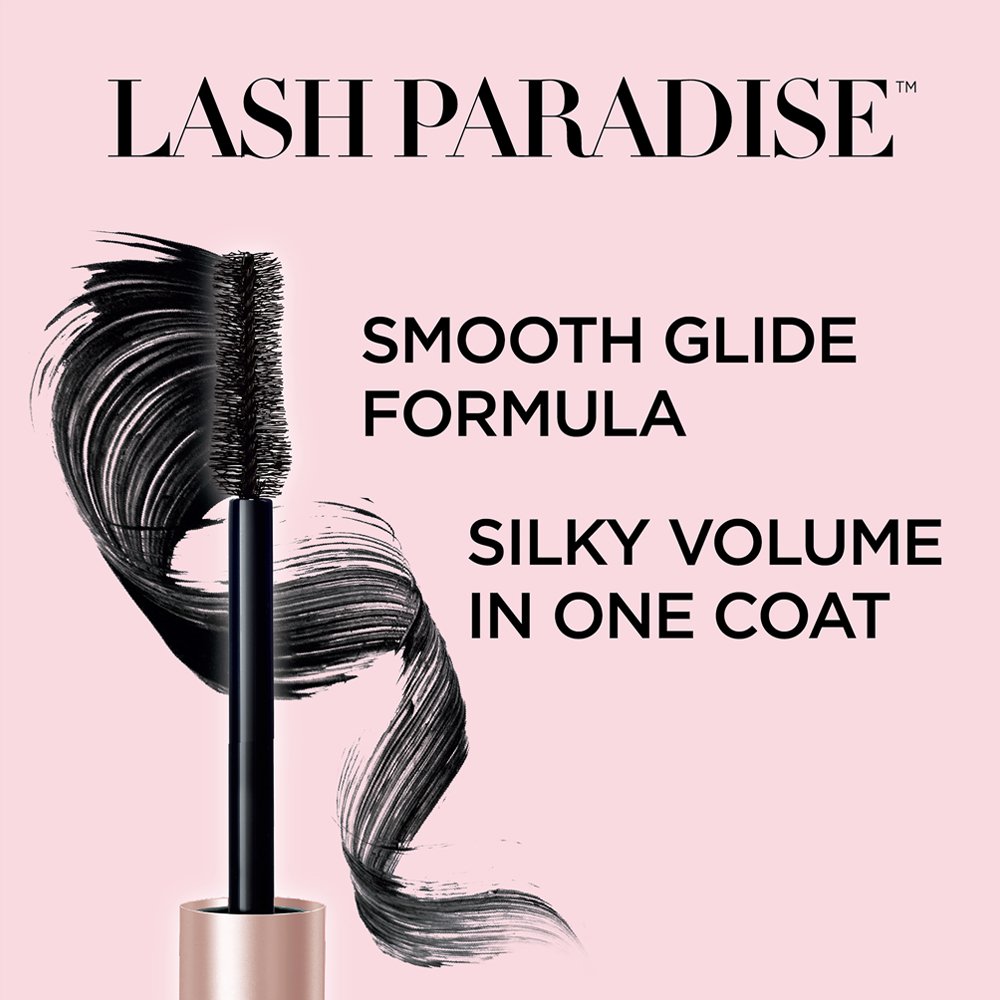 L'ORÉAL PARIS Voluminous Lash Paradise Washable Mascara, 202 Black Brown, 0.28 fl oz