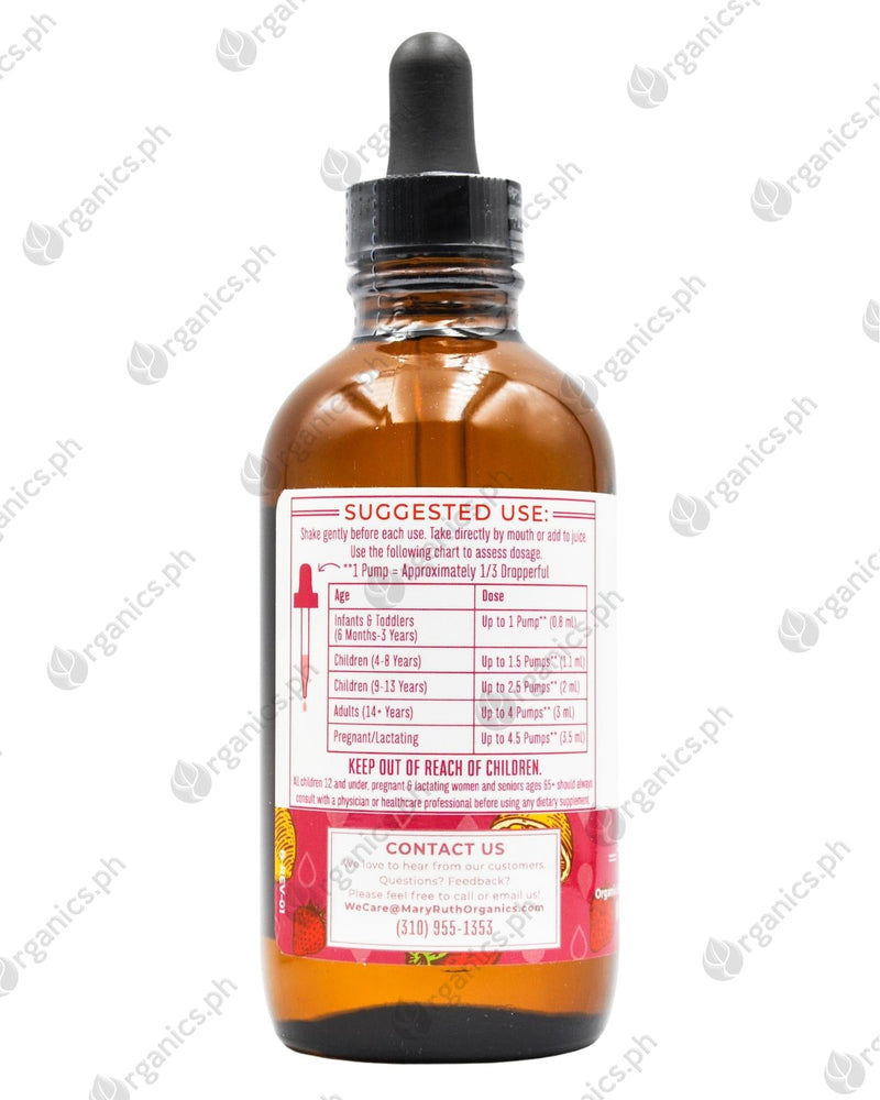 MARY RUTH'S ZINC DROPS,OG2,STRW LMN