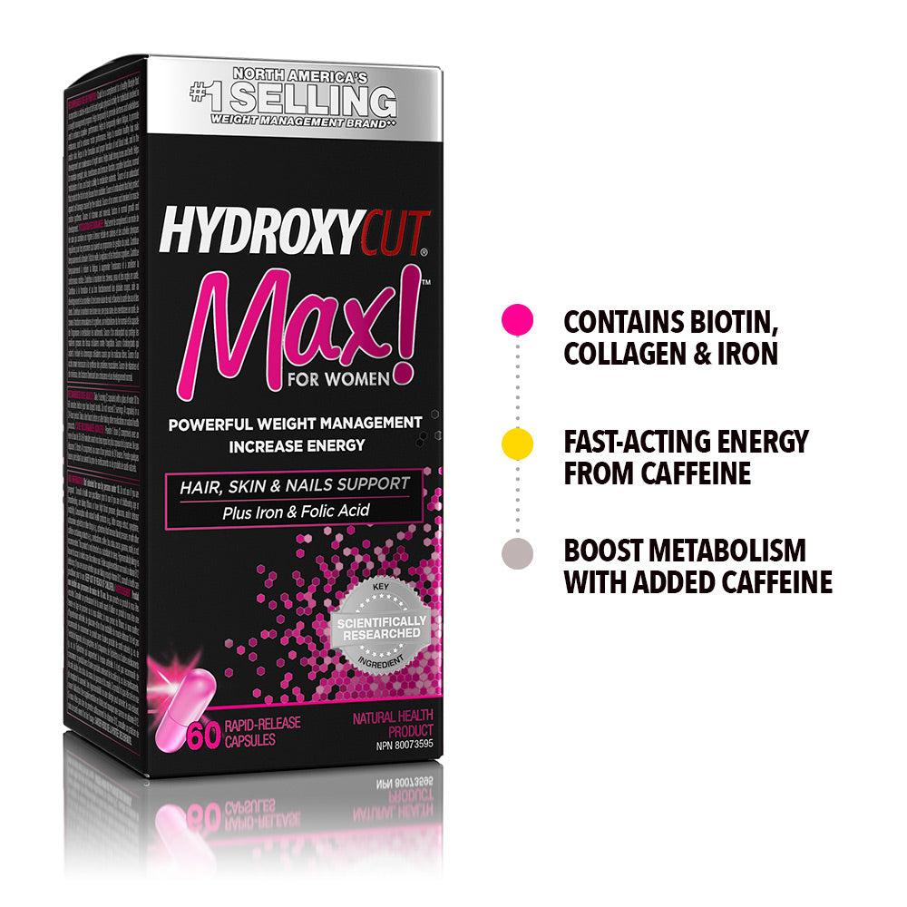 HYDROXYCUT MAX PLUS WOMEN GC 60