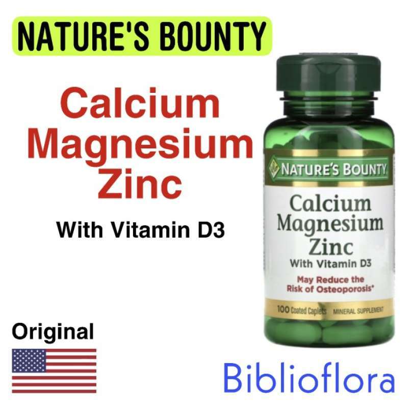 CALCIUM/MAG/ZINC CAPLET 100CT SUNDWN