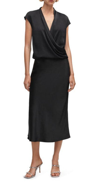 YOU GO NATURAL SATIN WRAP BLACK