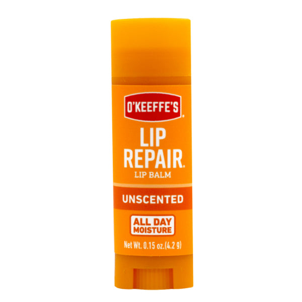 O' Keeffes Lip Repair Lip Balm Stick Unscented 0.15oz (6in)