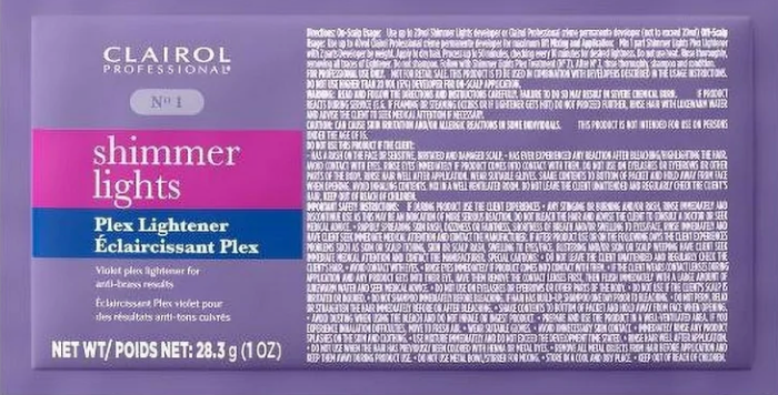 Clairol Shimmer Lights Plex Lightener 8oz