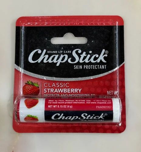 CHAPSTICK PF LIP BALM STRW CRD 12X0.15OZ