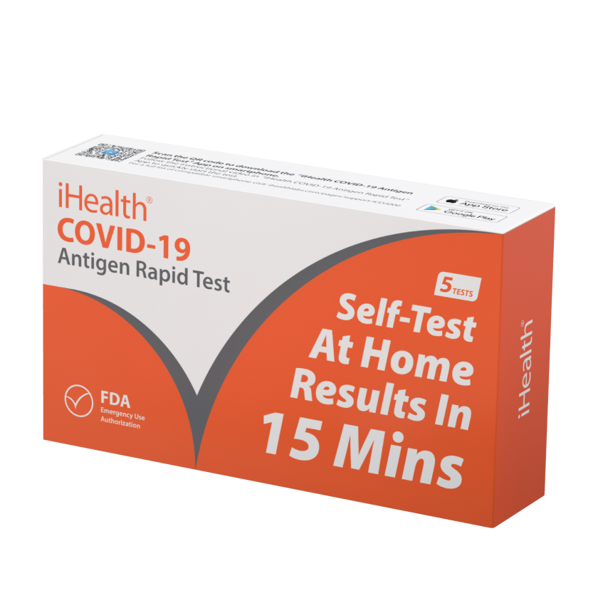 IHEALTH AT-HOME OTC COVID 19 TST KIT 2CT