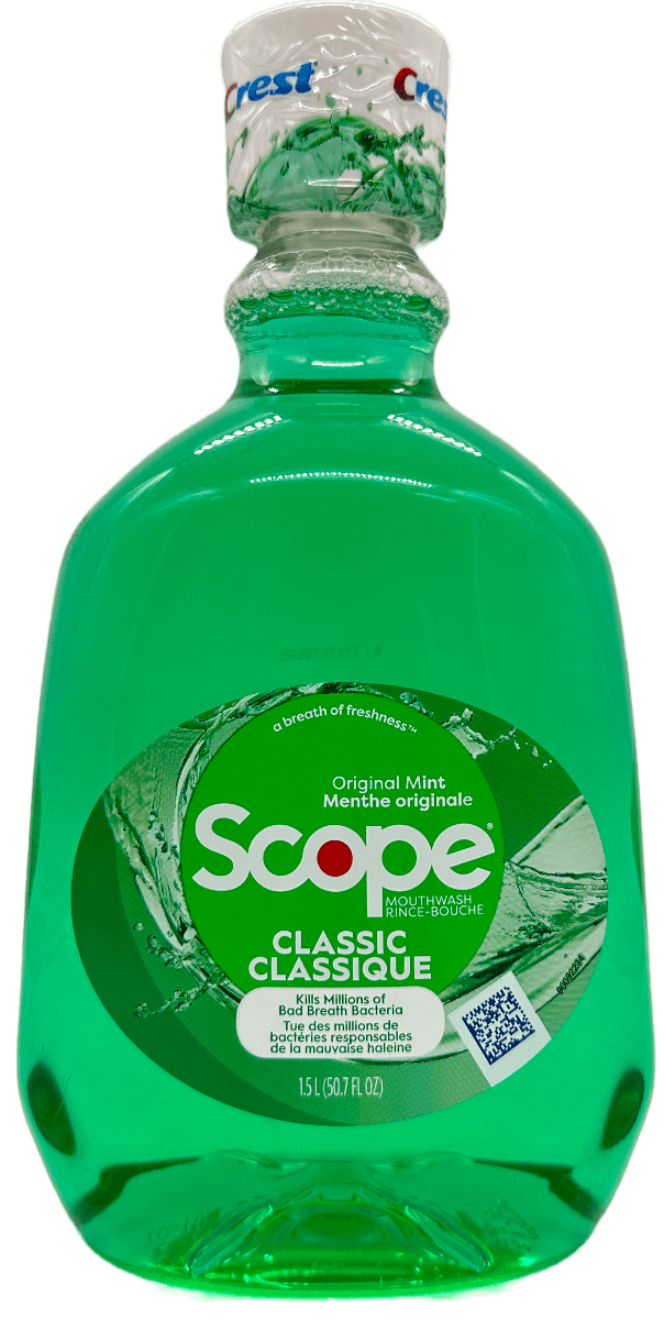 Crest + Scope Mouthwash - Original Mint, 1.2 oz