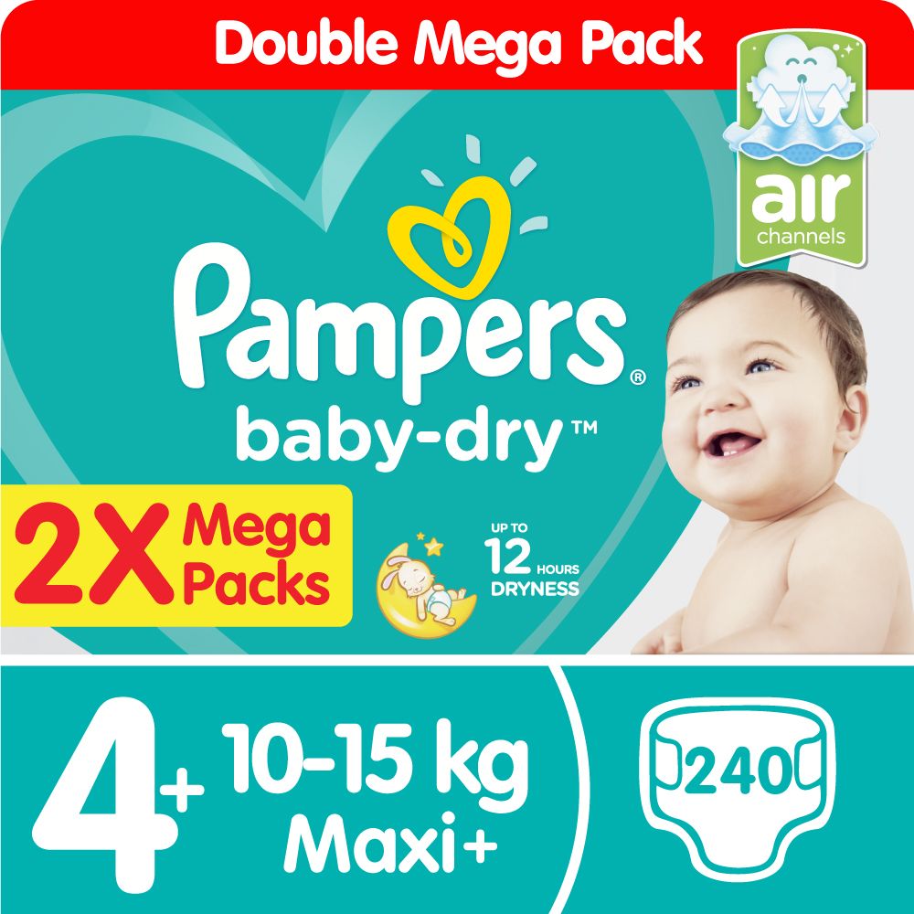 Pampers Diapers Size 4 Baby- Dry 28 Count
