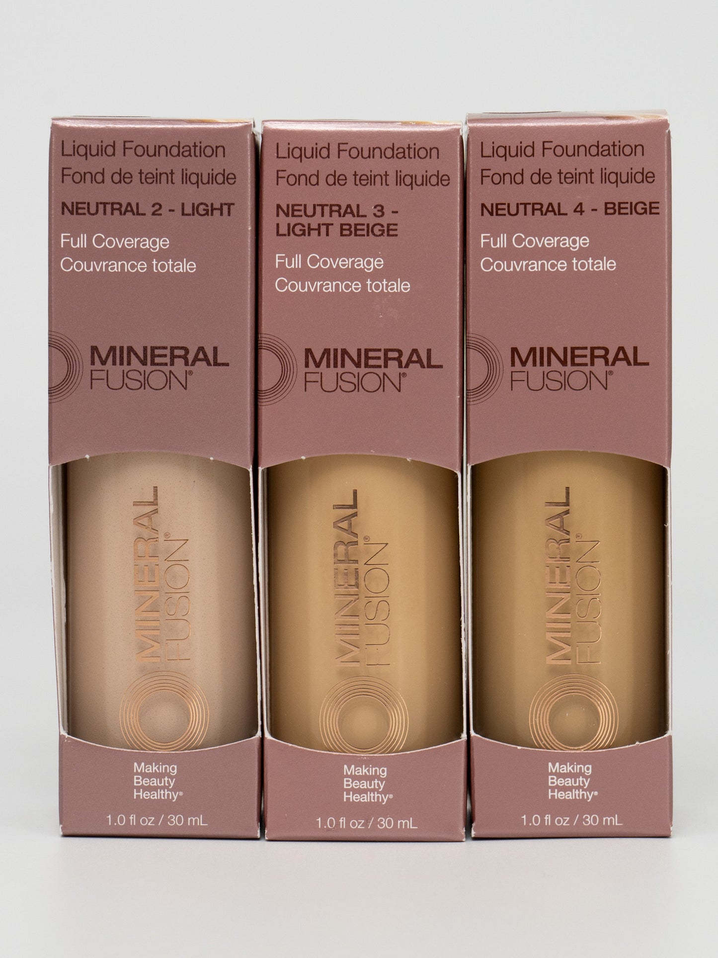 Mineral Fusion Liquid Foundation - Olive 1, Light