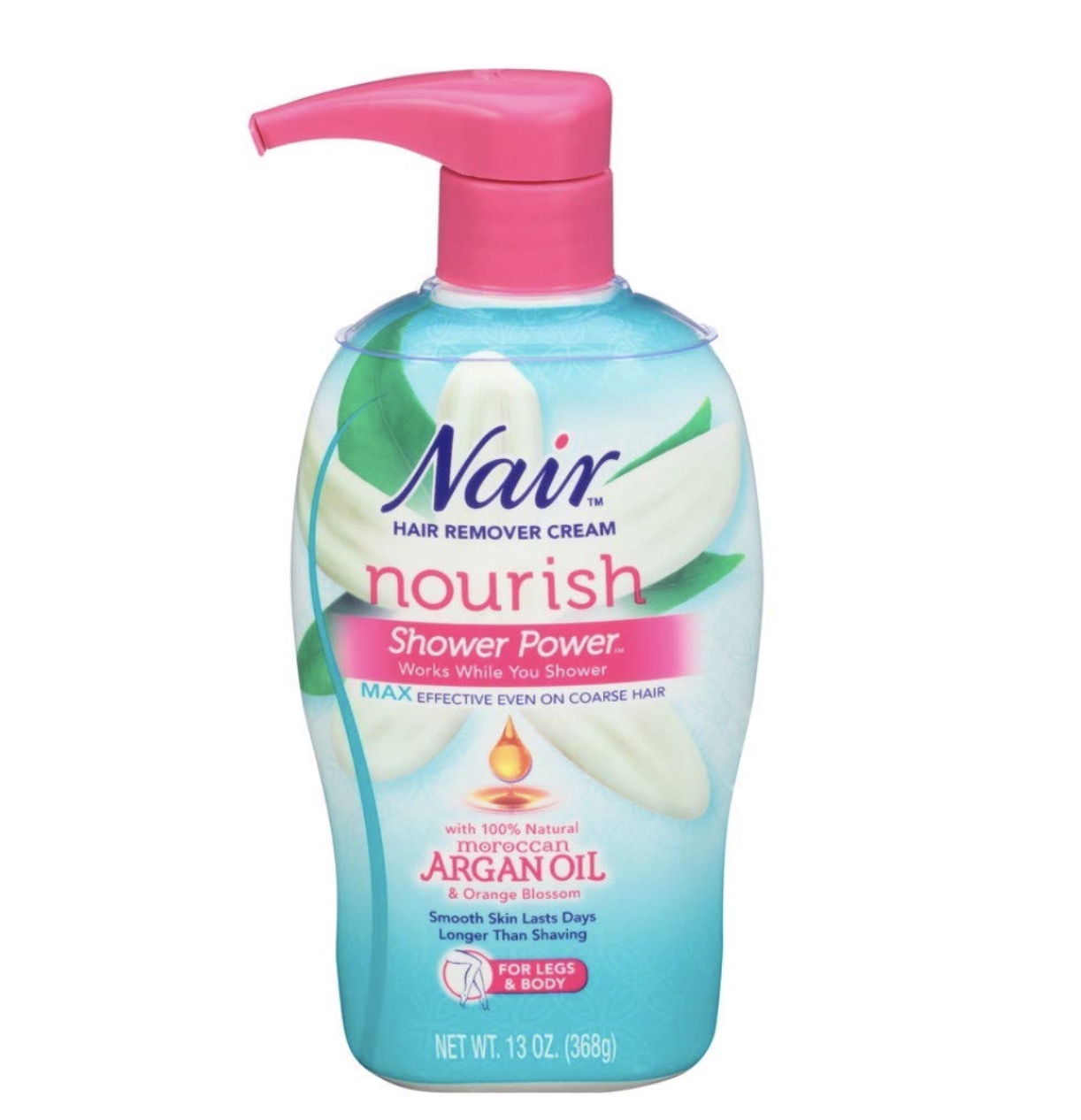 Nair Hair Remover Shower Cream Moroccan Argan Oil 12oz