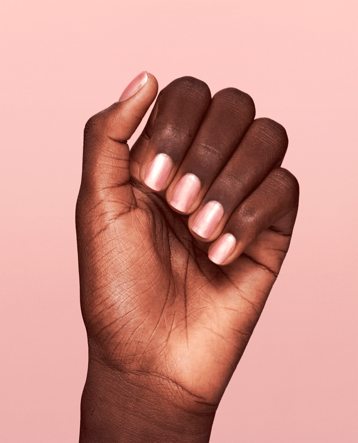 LAC PIX HOLOG NAIL TIPS PEACH