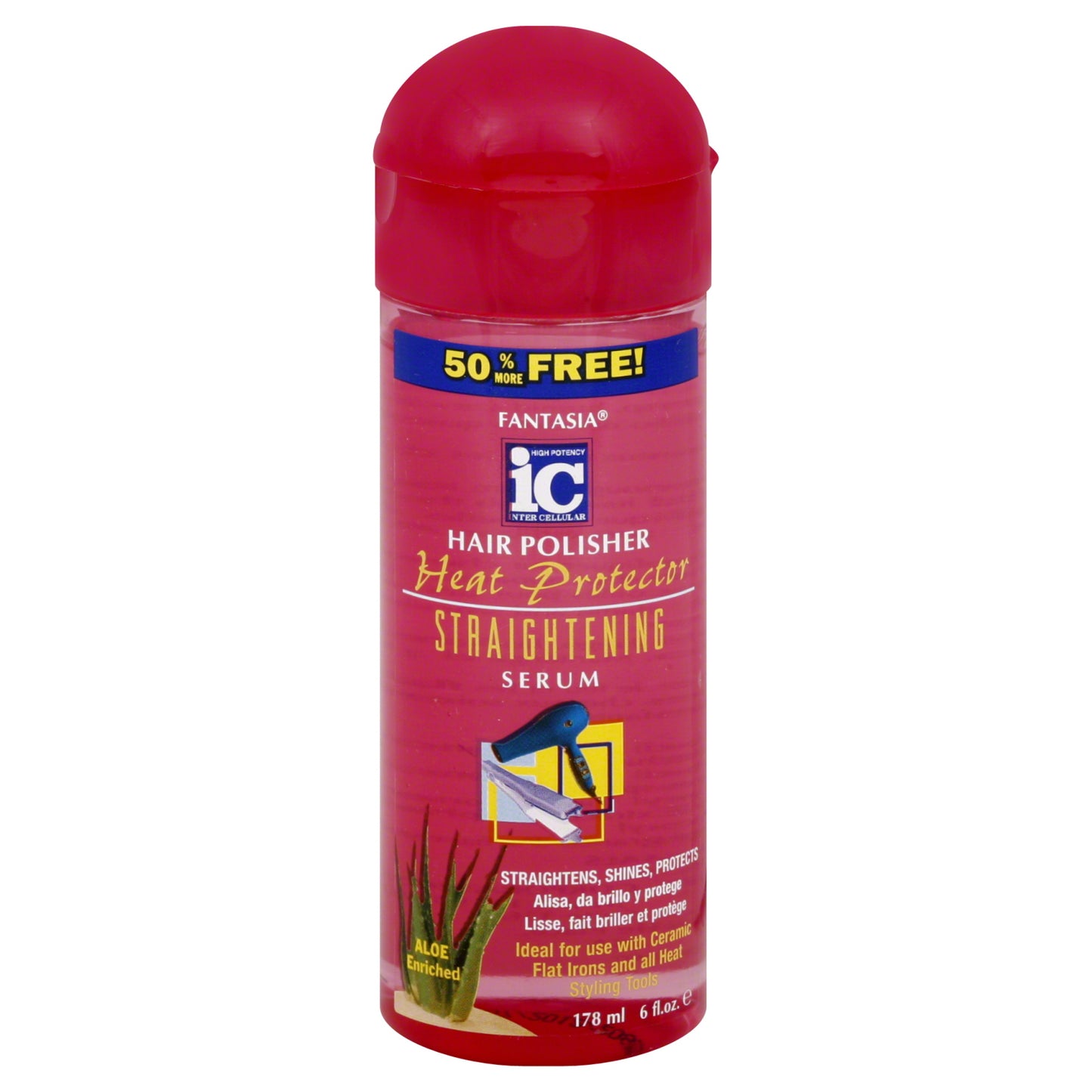 Fantasia Ic Heat Protector Serum Straightening 2oz (12in)