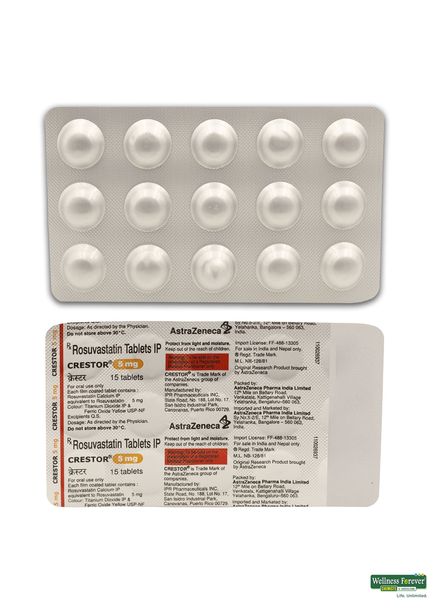 CRESTOR TB 5MG 90