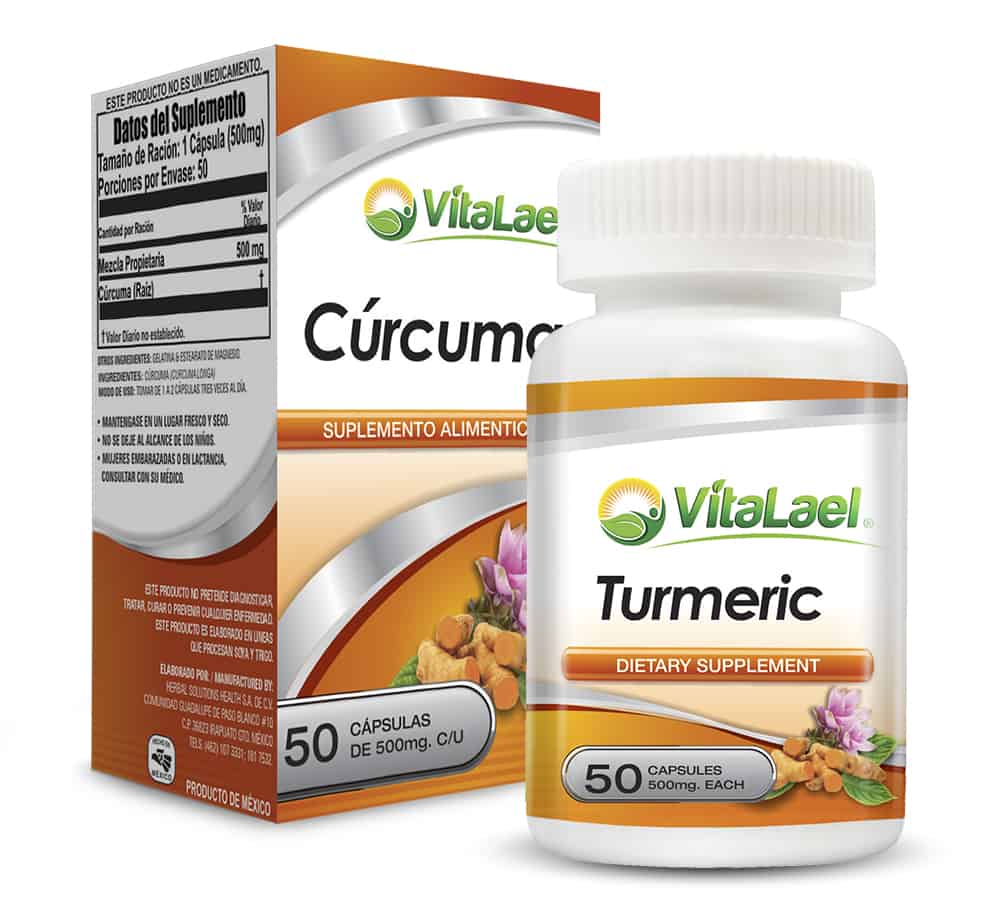 GARDEN BOTAN TURMERIC 500MG VEGICAP 60CT