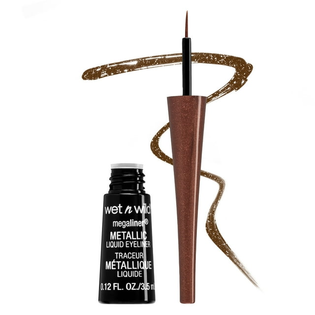 wet n wild MegaLiner Metallic Liquid Eyeliner - Metallic Brown