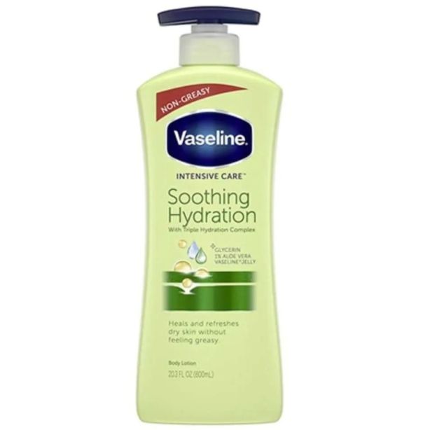 Vaseline Body Lotion Soothing Hydration 48Hr 20.3oz Pump