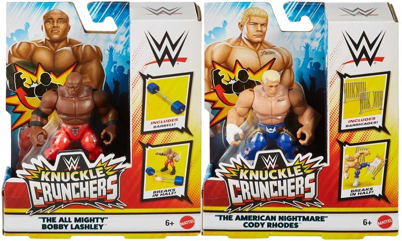 Mattel WWE Knuckle Crunchers Action Figures, Assorted