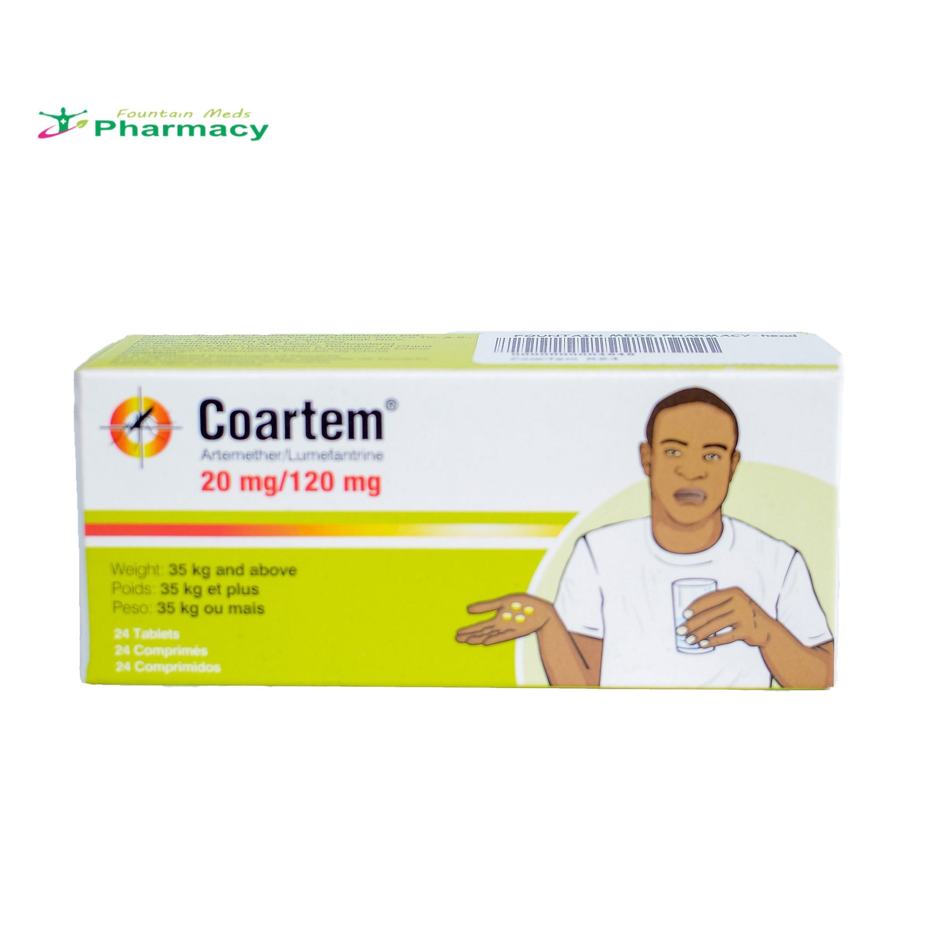 COARTEM TB 20-120MG 24