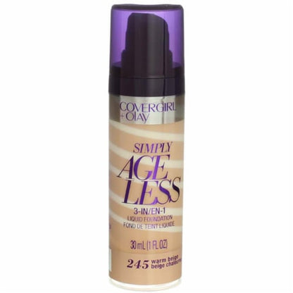COVERGIRL + Olay Simply Ageless 3-in-1 Liquid Foundation - 245 Warm Beige