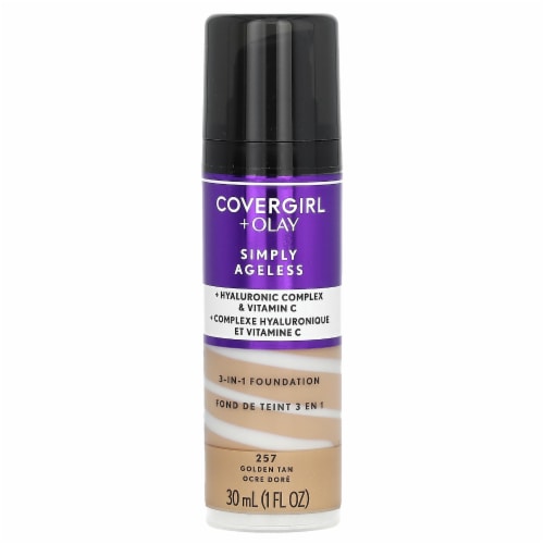 COVERGIRL + Olay Simply Ageless 3-in-1 Liquid Foundation - 257 Golden Tan