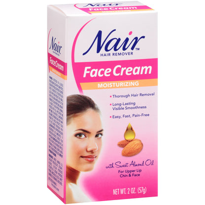 Nair Hair Remover Face Cream Moisturizing 2oz