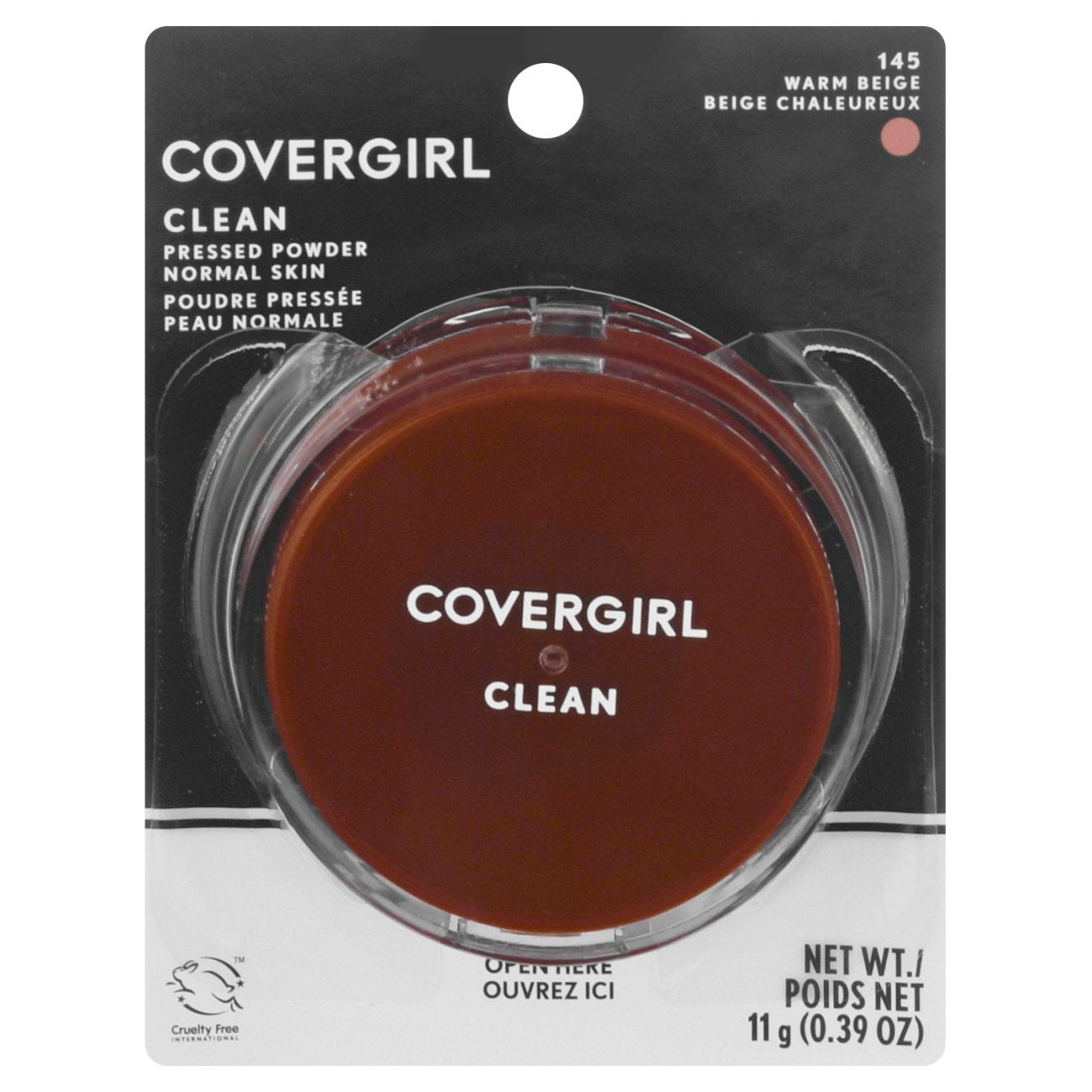 COVERGIRL Clean Pressed Powder - 145 Warm Beige