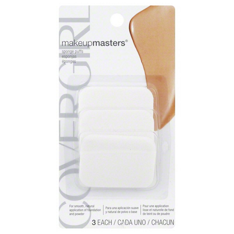 COVERGIRL Makeup Masters Sponge Puffs, 3 count