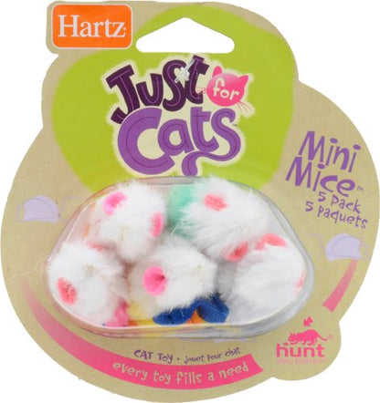 HARTZ MINI MICE CAT TOY 5PK