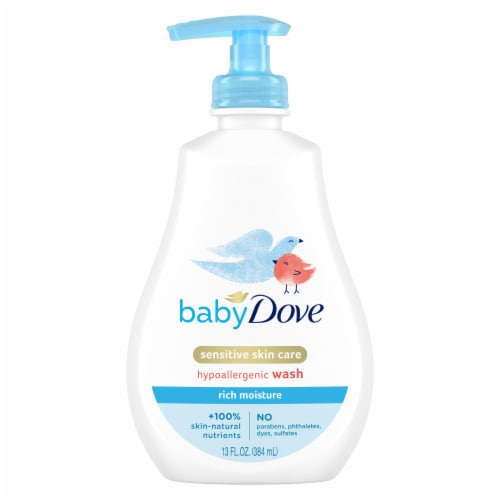 Dove Baby Wash Sensitive Skin Fragance-Free 13oz Pump