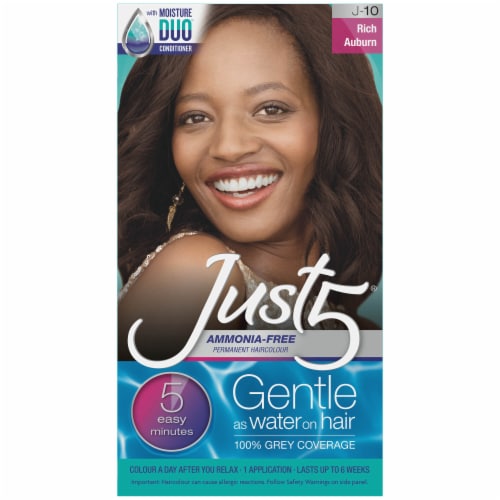 Just 5 Color Rich Auburn J-10 Ammonia Free Permanent