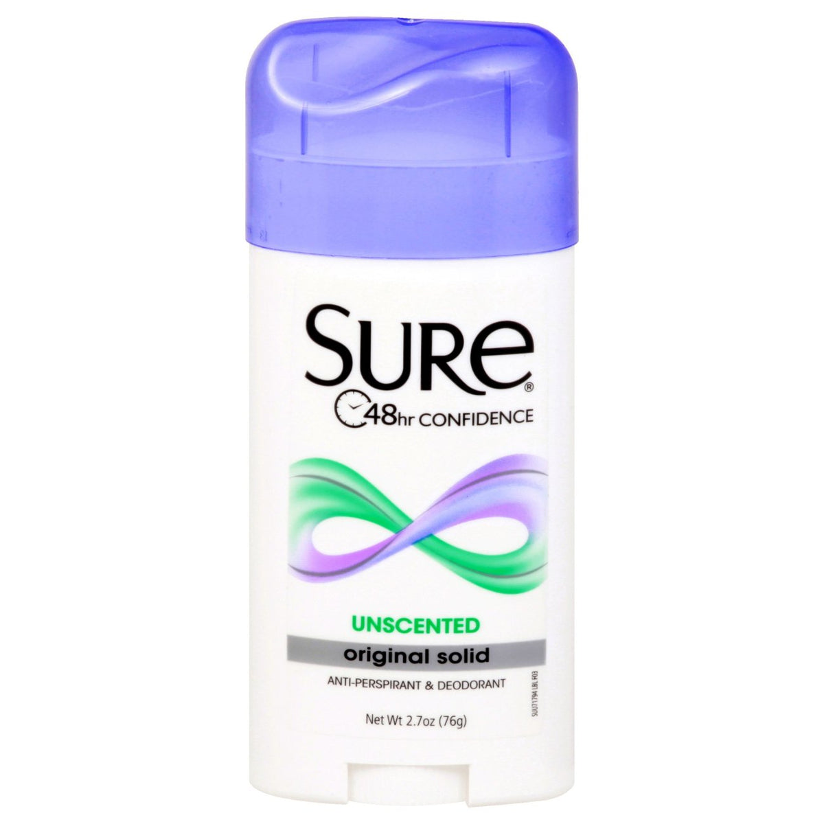 Sure Deodorant Antiperspirant Unscented Aerosol 48Hr 6oz
