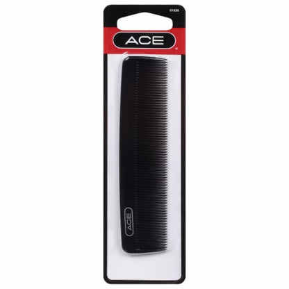 ACE Bi-Function Wide Tooth Comb - Black