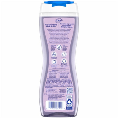 Dial Body Wash Lavender & Jasmine 16oz Calm & Soothe