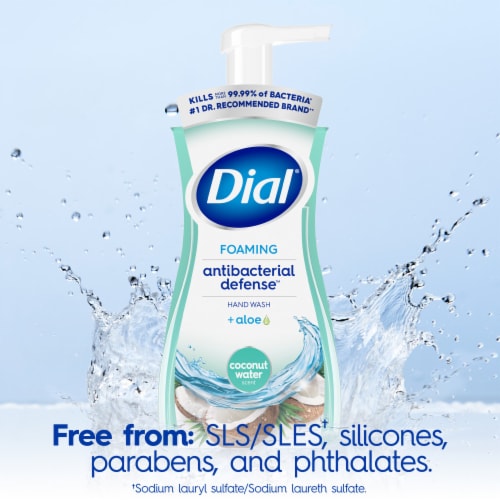 Dial Foaming Hand Wash 7.5oz Anti-Bacterial Coconut Water
