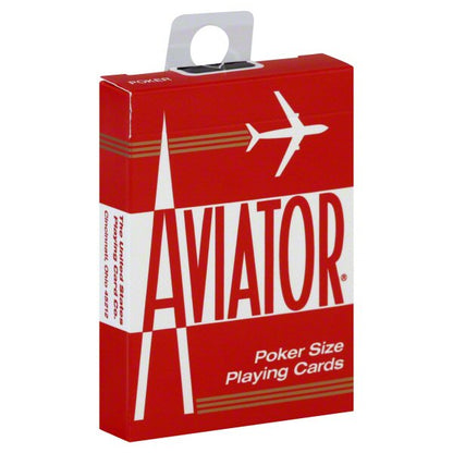 AVIATOR Playing Cards - Poker Size, Assorted Colors