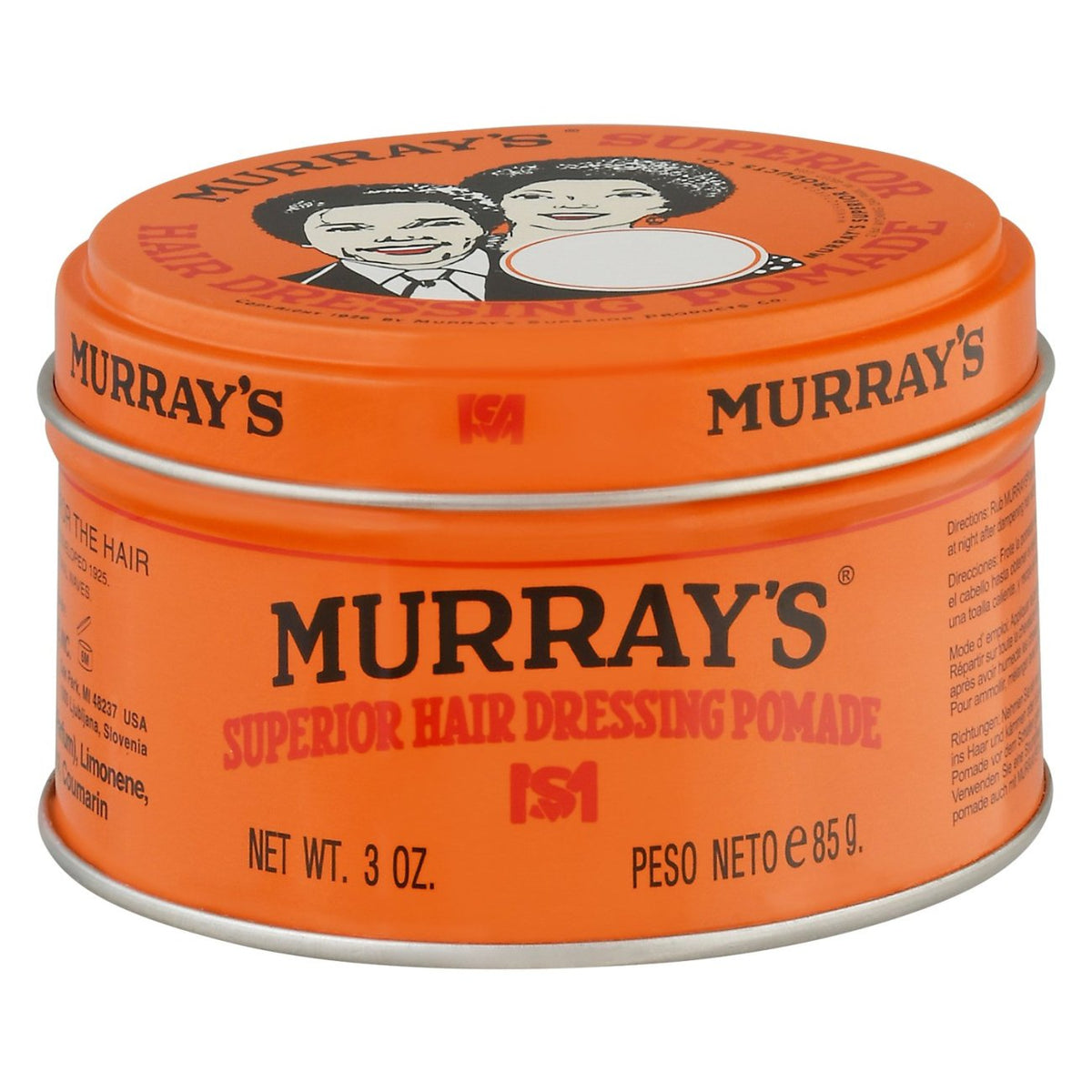 Murrays Superior Hair Dressing Pomade 3oz
