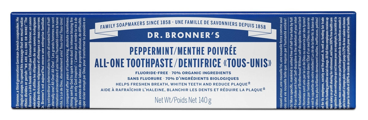 DR. BRONNER'S TPASTE,PEPPERMINT TRAVEL